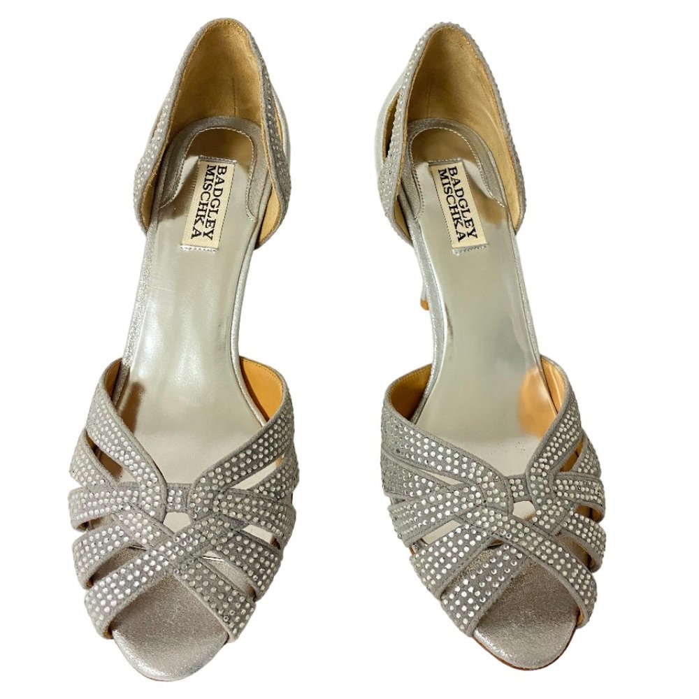 BADGLEY MISCHKA TATIANA OPEN TOE PUMP - Picture 6 of 8